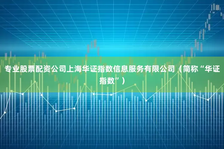 专业股票配资公司上海华证指数信息服务有限公司（简称“华证指数”）