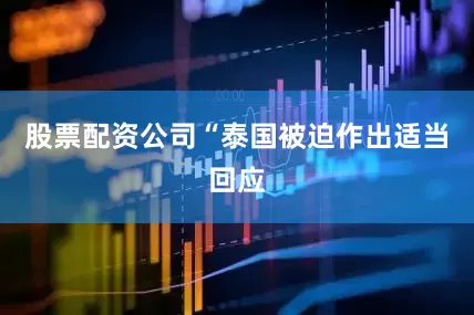 股票配资公司“泰国被迫作出适当回应